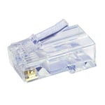 SCP SIMPLY45-CAT5E - RJ45 Pass through modular plugs for 24awg CAT5E and HNC+ UTP Cables 100 Pcs