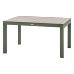 Table de jardin extensible 8-10 personnes Evasion coloris laurier Hesperide L.140/202 x l.100 x H.75 cm