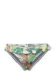 Zenia Bikini Briefs Creme Patterned Underprotection