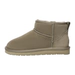 EVER AU Womens Women Finch Ultra Mini Classic Boots - Sand Suede - Size UK 3