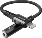 Audio Adapteris Acefast C1-05 Mfi Lightning To 3.5Mm (F) 0.18M Juodas