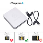 CFexpress Lecteur de Carte USB 3.1 Isabel 2 Type C 10Gbps CFE-B/Carte CFE-A Carte Mémoire Adaptateur De Stockage pour PC Ordinateur Portable Téléphone - Type TypeB A to C C to C