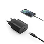 25W supersnabb laddningshuvud lämpligt för Samsung Note10/s10/s20 mobiltelefon PD-laddare Typ-C-port white Charger+cable