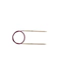 KnitPro 80 cm x 5.5 mm Basix Fixed Circular Needles, Birch, Braun