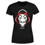 Money Heist Dali Mask Women's T-Shirt - Black - L - Black