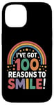 iPhone 14 100th Day of School I've Got 100 Reasons to Smile Case