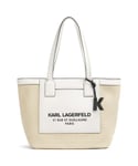 Karl Lagerfeld K/Rue St Guillaume Large Tote bag nature/white