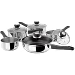 Judge Vista 5 Piece Saucepan Set For All Hob Types Including Induction JJC2NSA