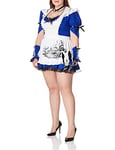 California Costumes 01472S Mad Alice in Wonderland Adult Sized Costumes, Blue/White, S