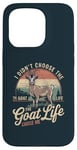 iPhone 15 Pro Goat Owner Funny Goat Life Chose Me Vintage Goat Case