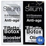 6x Silium Masque Cheveux Kit Sachet Anti-âge Acide Hyaluronique