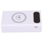 L12 Fast Charging Edition DIY Power Bank Kit 12 18650 Battery Box 22,5W langallinen 15W WirelessWhite