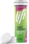 Lift | Fast-Acting Glucose Chewable Energy Tablets | Raspberry | 12 Pack of