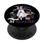 I Put The Boo In Boujee Halloween Ghost PopSockets PopGrip Adhésif