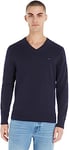 Tommy Hilfiger Pull Homme 1985 Sans Capuche, Bleu (Desert Sky), XXL