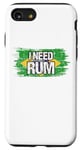 Coque pour iPhone SE (2020) / 7 / 8 I NEED RUM contient des traces d'alcool au Brésil