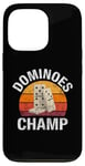 iPhone 13 Pro Dominoes Funny Board Game Lover Lucky Domino Player Vintage Case