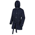 Regatta Parka Garbo Imperméable et Respirante avec Doublure, Capuche détachable et Ouverture zippée intégrale Jackets Waterproof Shell Femme Navy FR: M (Taille Fabricant: 14)