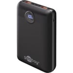 Goobay Powerbank Compact 20.000 mAh - med statusdisplay