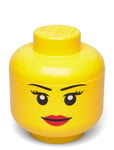 Lego Storage Head Yellow LEGO STORAGE