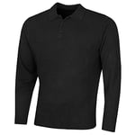 Island Green Igknt2062 Pull en Tricot Fin Ultra Doux pour Homme XXL Noir