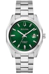 Bulova Men's Automatic Watch Surveyor Steel/Green 96B429