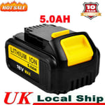 18V 5.0Ah Battery Li-Ion For DEWALT DCB184 XR Slide DCB182 DCF885 DCC785 DCB200