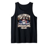 Halloween Skull Let The Pirate Shenanigans Begin Tank Top