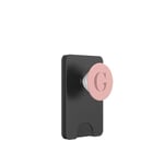 Lettre G Monogramme Nom Initiale G Rose Marron Cadeau pour elle PopSockets PopWallet pour MagSafe