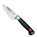 Burgvogel Solingen Couteau de Chef forgé, 10 cm, Master Line, Inoxydable, Noir, Petit Couteau de Cuisine Lavable au Lave-Vaisselle