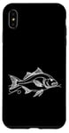 Coque pour iPhone XS Max Line Art Poisson & Ichtyologiste Dorado Doré