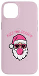 iPhone 14 Plus Christmas Santa Pink Rizz The Season Pink Gum Case