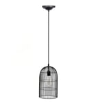 The Home Deco Factory - Suspension luminaire en métal filaire Cage - Diam. 20 cm