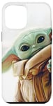 Coque pour iPhone 15 Pro Max Star Wars Le Mandalorien Grogu White