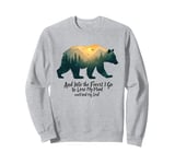 And Into The Forest I Go To Lose My Mind Camping Bear Sweatshirt