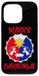 Coque pour iPhone 13 Pro Pinoy Drapeau philippin philippin soleil Noël ange crèche