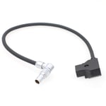 HangTon V-mount D-tap to Rotatable 2 Pin Male Right Angle Power Cable for Z CAM E2-M4 E2-S6 E2-F6 E2-F8 6K Cinema Camera