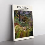 Big Box Art Surprise Henri Rousseau Canvas Wall Art Print Ready to Hang Picture, 76 x 50 cm (30 x 20 Inch), Exhibition