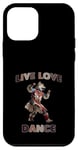 Coque pour iPhone 12 mini Live Love Dance Wolf Tribal Expression