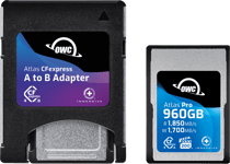 OWC Atlas Pro CFexpress 4.0 Type A + CFX A to B adapter incl. - 960GB