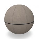 Ergonomisk balansboll Office Ballz - Götessons, Storlek Ø - 65 cm, Tygfärg och Blixtlåsfärg 102 Mica 2500-61011- Svart