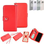 Wallet Mobile phone cover Huawei Mate X3 Phone protective Case red