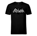 T-Shirt Homme Col Rond Batman Logo Vintage Comics Anime Chauve Souris Super Hero