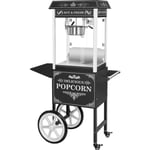 Machine À Popcorn Appareil Pop Corn Professionnel Rétro Avec Chariot 1600w Neuf