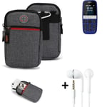 Belt bag + headphones for Nokia 105 (2019) Phone case