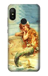 Little Mermaid Painting Case Cover For Xiaomi Mi A2 Lite (Redmi 6 Pro)