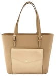 Michael Kors Brown Tote Bag Dark Camel Large Leather Ladies Womens Handbag