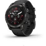 Garmin epix Pro (Gen 2) Sapphire Edition 47mm Carbon Grey DLC Titanium with Black Band