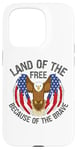 Coque pour iPhone 15 Pro USA Eagle Land of the Free à cause du Brave Memorial