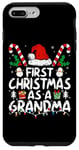 iPhone 7 Plus/8 Plus First Christmas As A Grandma Family Matching New Grandmother Case